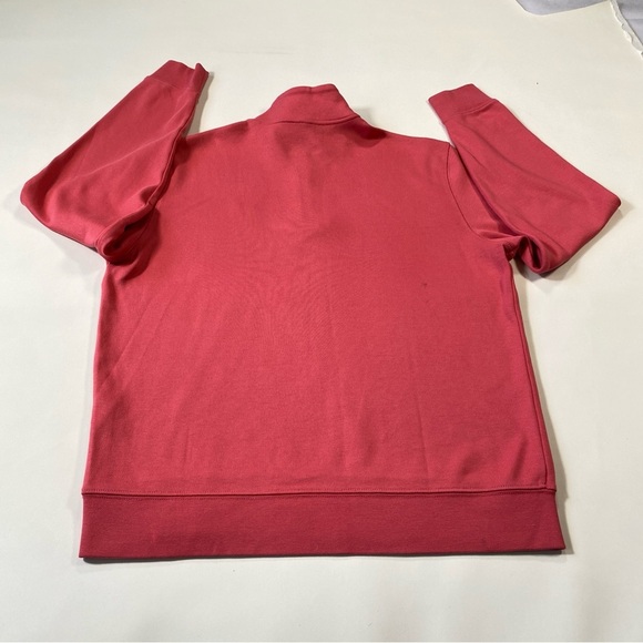 Vineyard Vines salmon pink 1/3 zip pullover cotton sweatshirt Size S - Picture 3 of 12